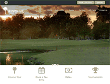 Tablet Screenshot of hermannparkgc.com